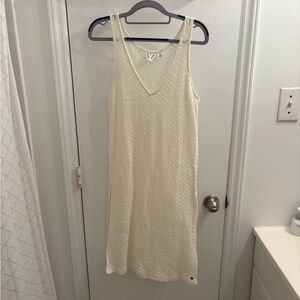 Roxy Cream Knit Beach Dress